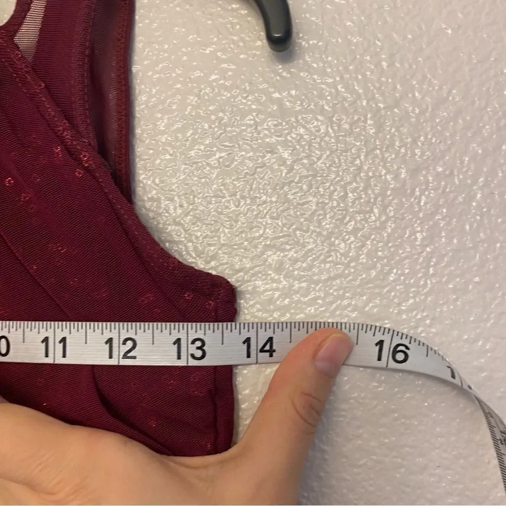 WEISSMAN Dance Costume jazz tap burgundy Chandelier 11235 Child LC